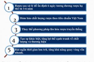 quy trình lão hóa rượu trong nhà máy