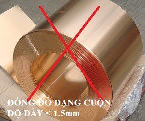 đồng đỏ dạng cuộn