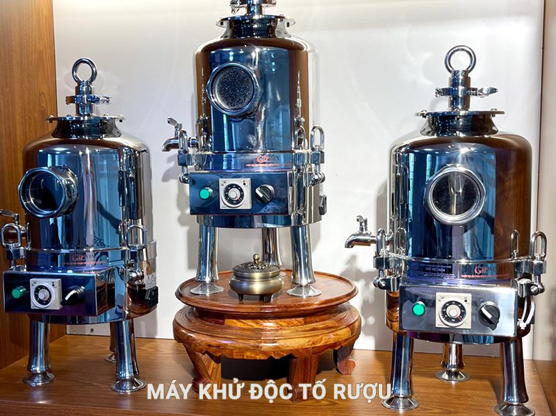 máy khử độc tố methanol trong rượu