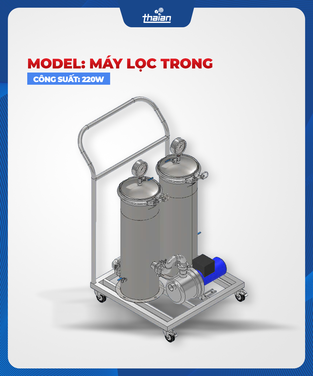Máy lọc trong rượu Thái An