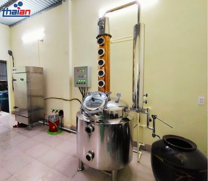 Tháp chưng cất rượu T250
