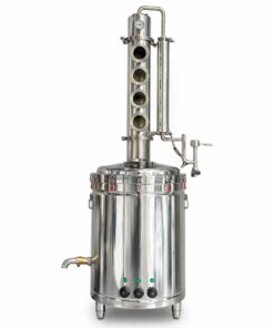 Tháp chưng cất rượu T100 inox TA
