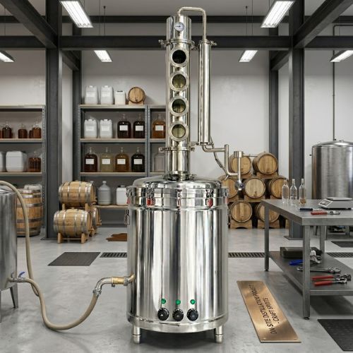 Tháp chưng cất rượu T100 inox TA(2)