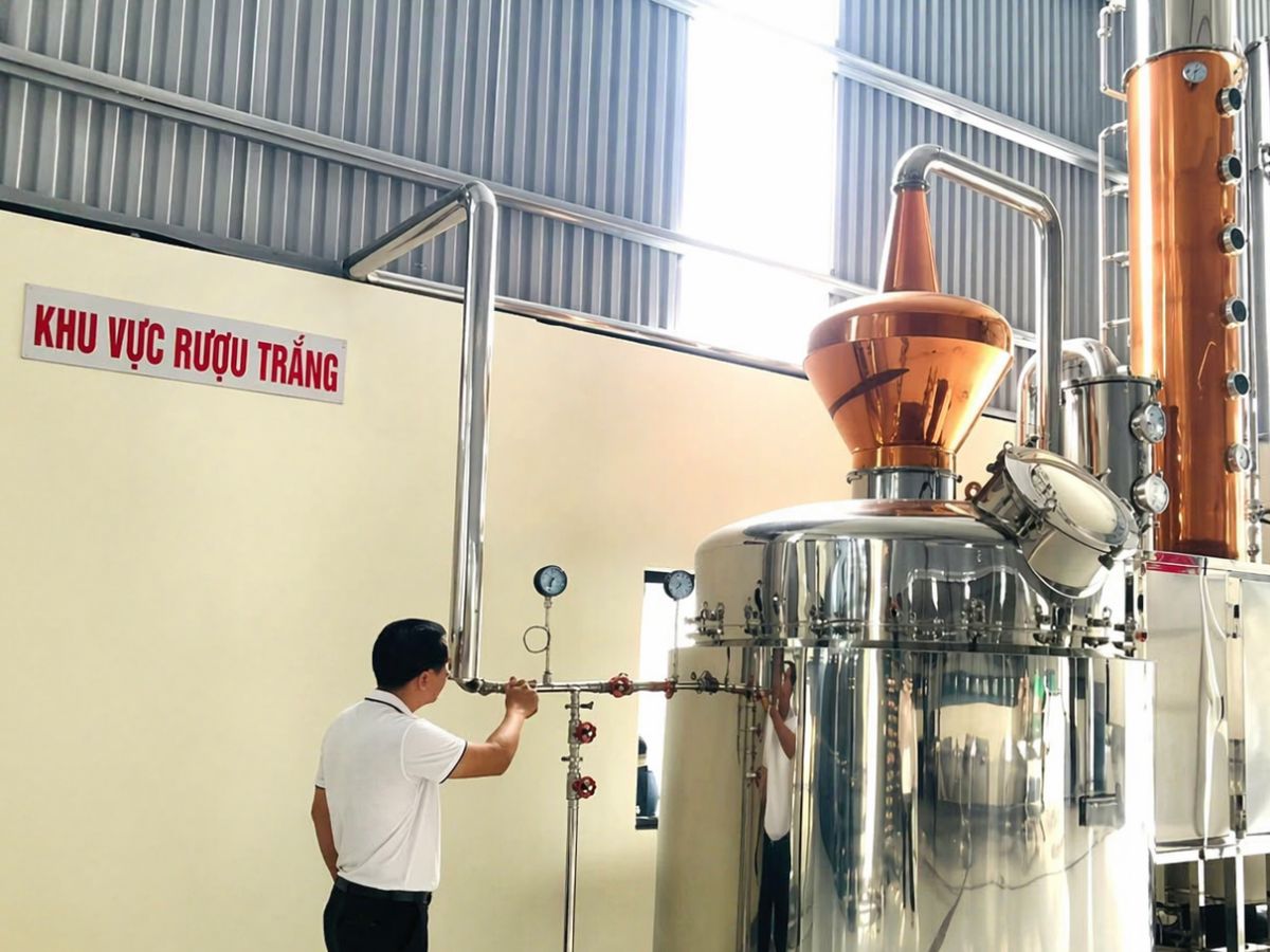 Tháp chưng cất rượu T3000 TA