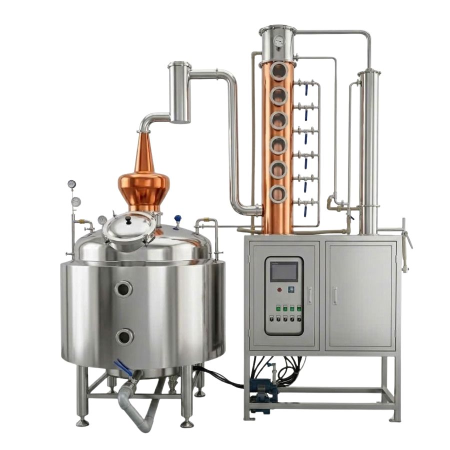 Tháp chưng cất rượu T500 tách thân (1) Tháp chưng cất rượu T500 tách thân (1)