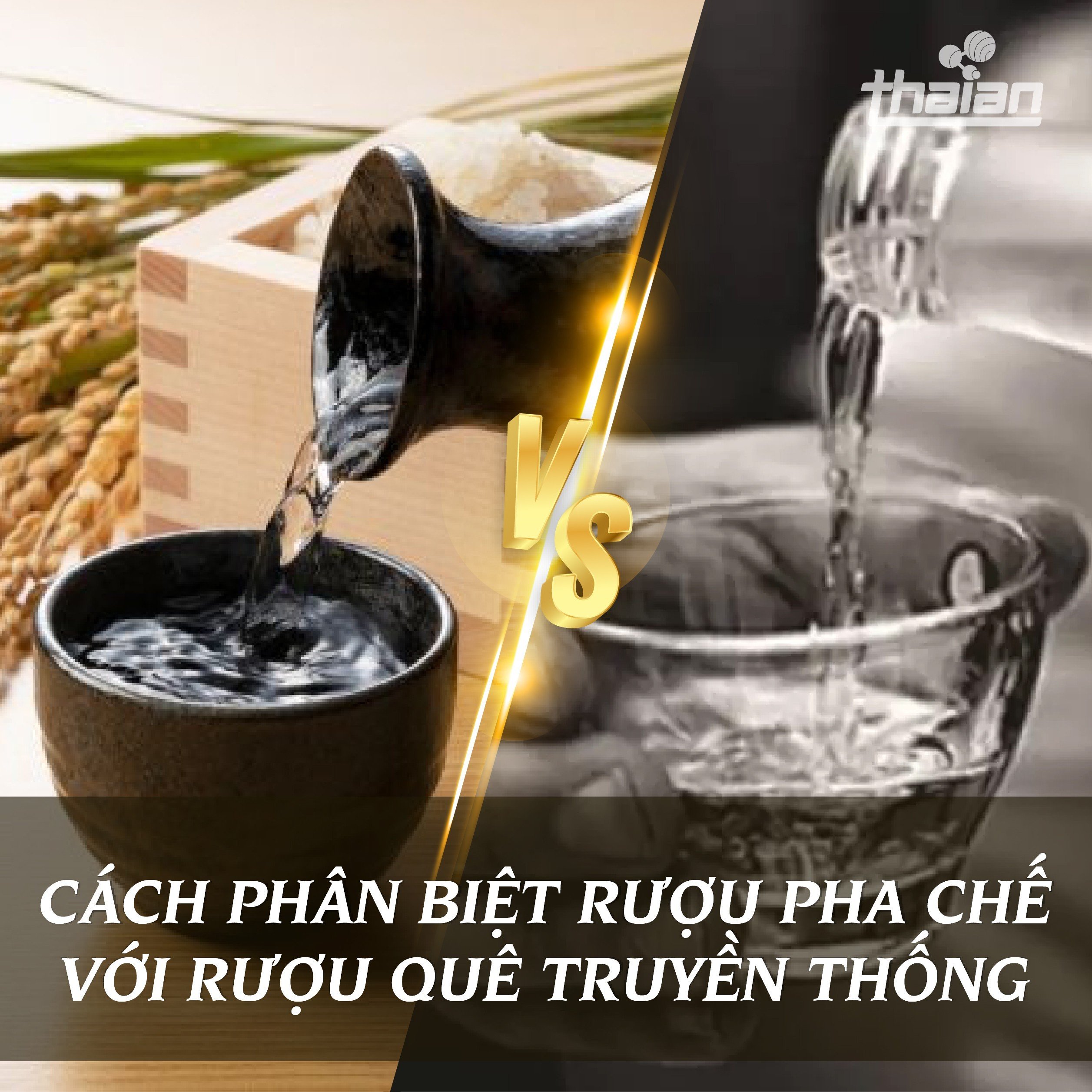 Những cách phân biệt rượu quê và rượu pha chế.