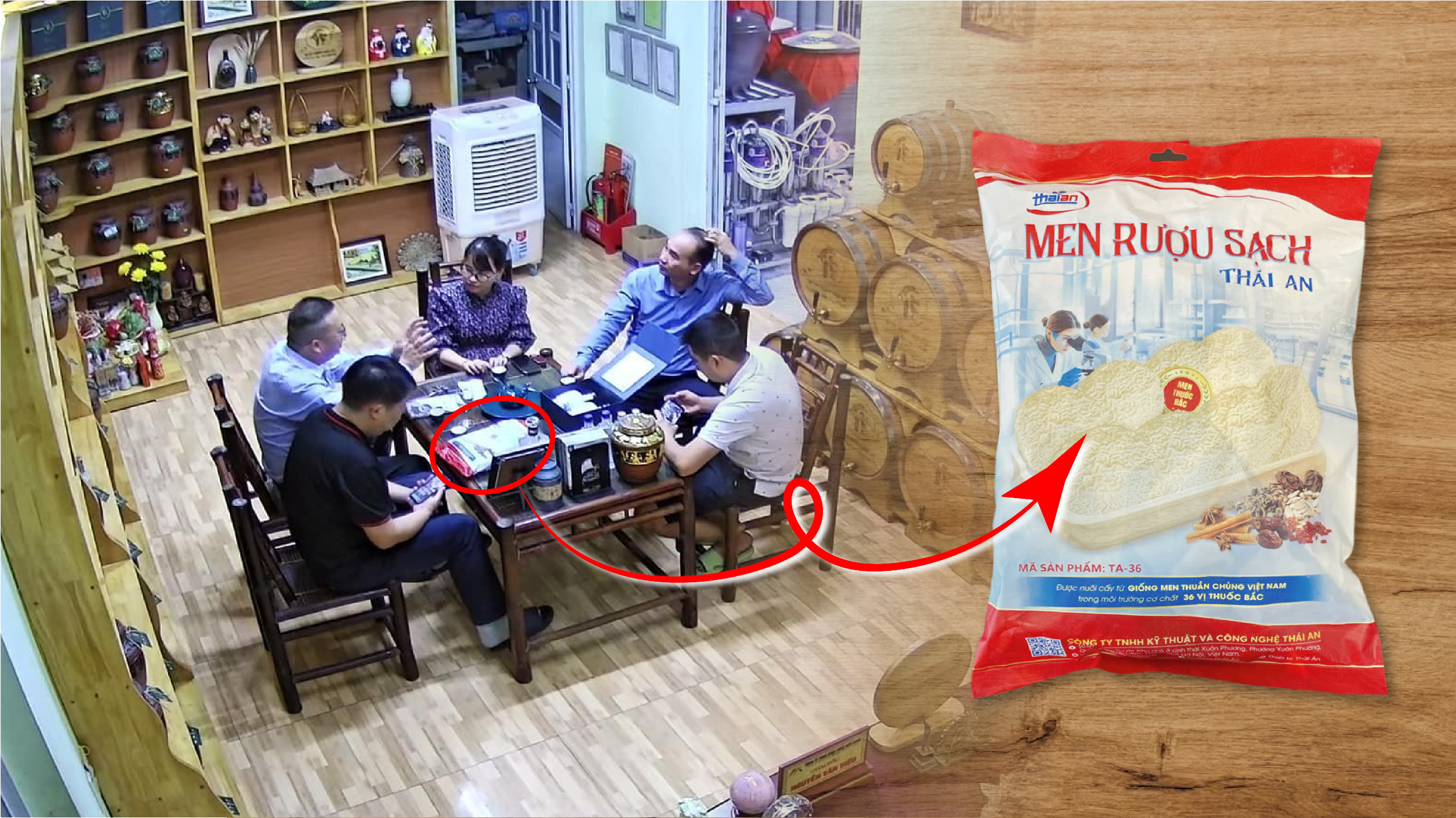 men rượu thái an