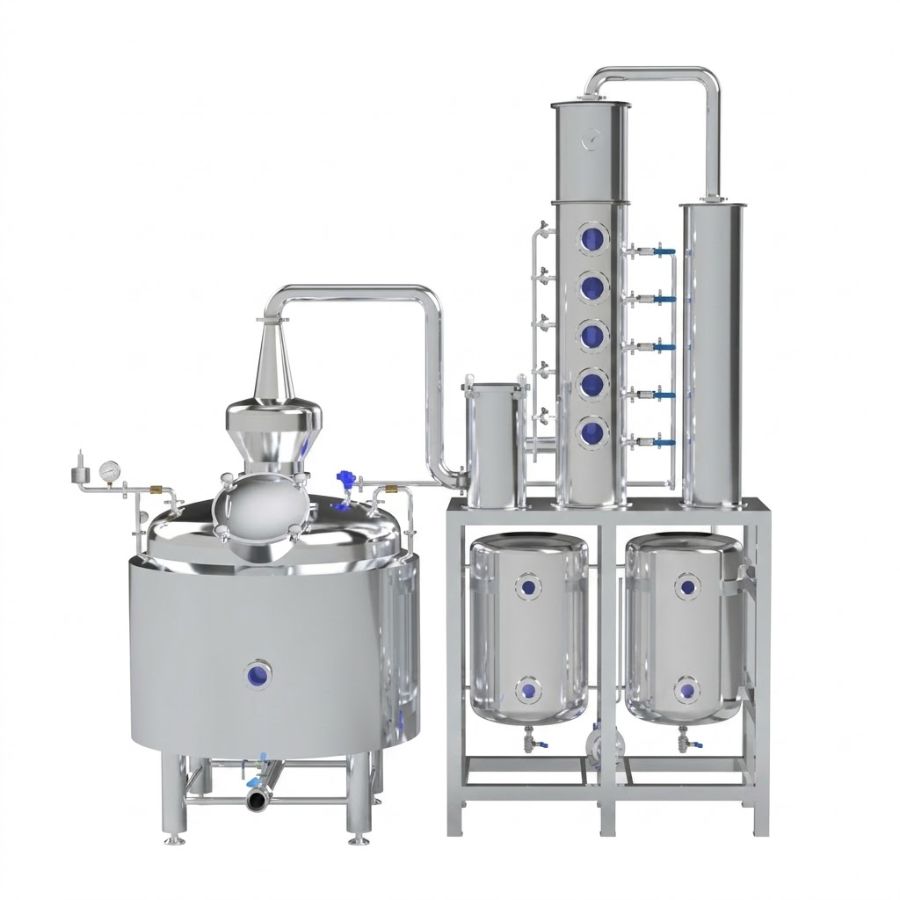 Tháp chưng cất rượu chân không TA300 Tháp chưng cất rượu chân không TA300