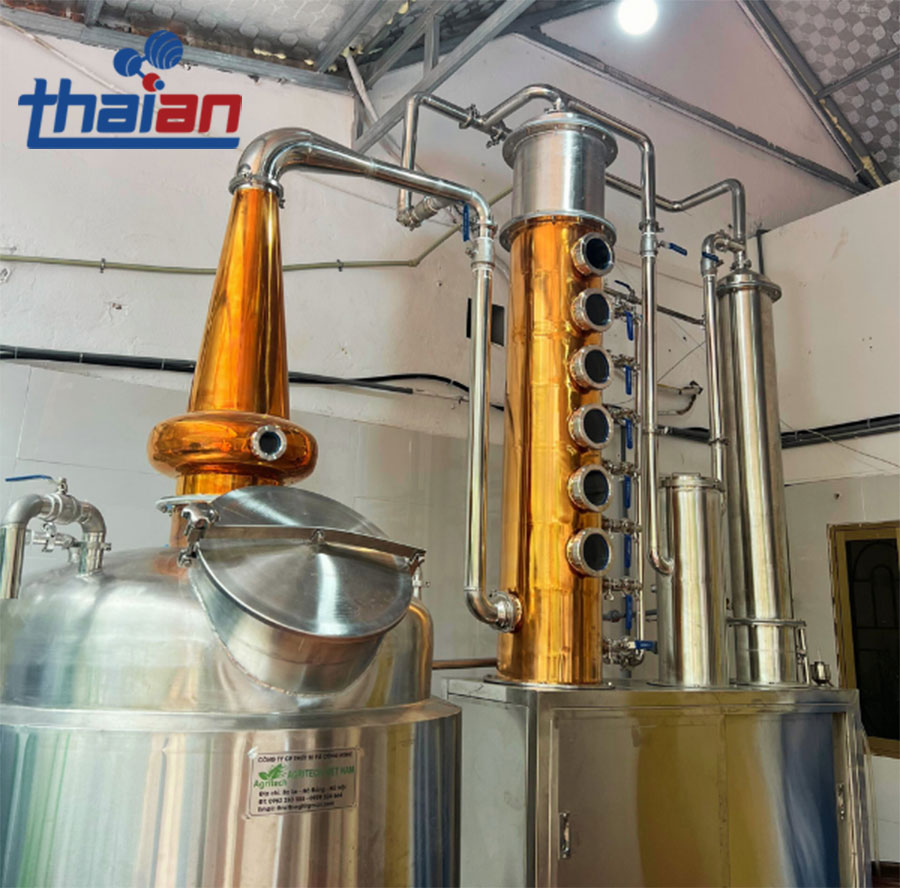 Đầu tư tháp chưng cất chân không thái an