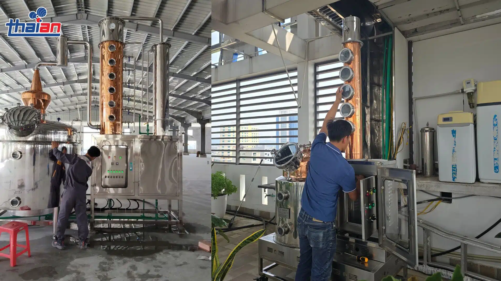 Tiêu chuẩn dịch vụ của Thiết bị Thái An trong sản xuất rượu sạch