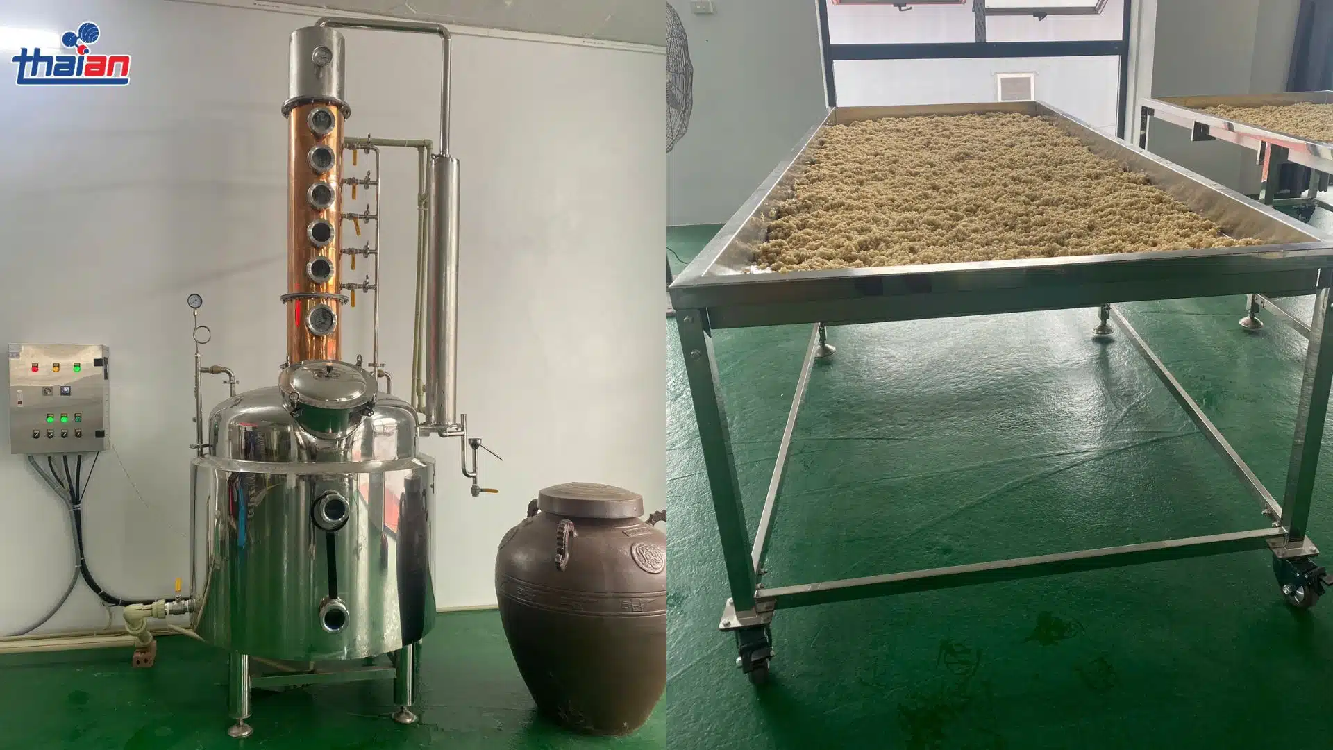 Bàn Giao Hệ Thống Nấu Rượu 200kg Cho Khách Hàng Vĩnh Bảo - Hải Phòng 