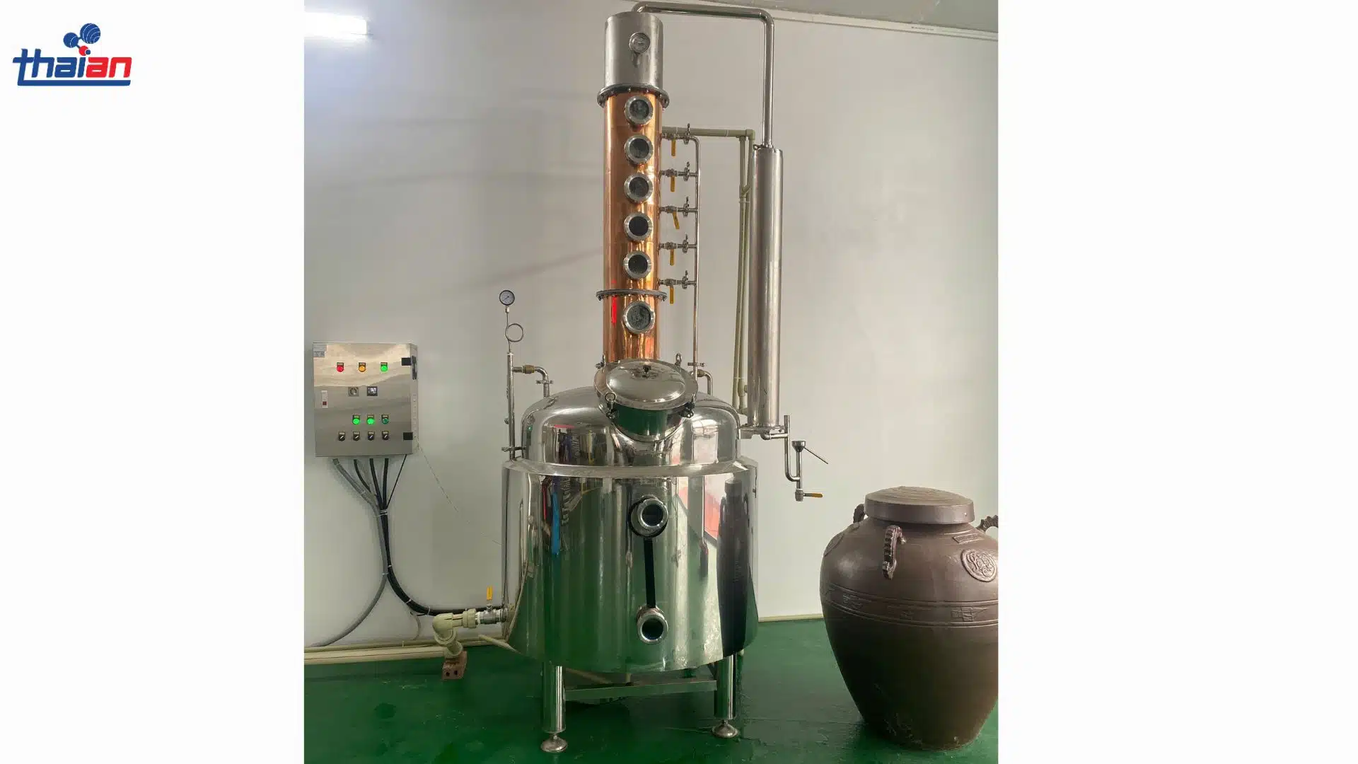 Bàn Giao Hệ Thống Nấu Rượu 200kg Cho Khách Hàng Vĩnh Bảo - Hải Phòng