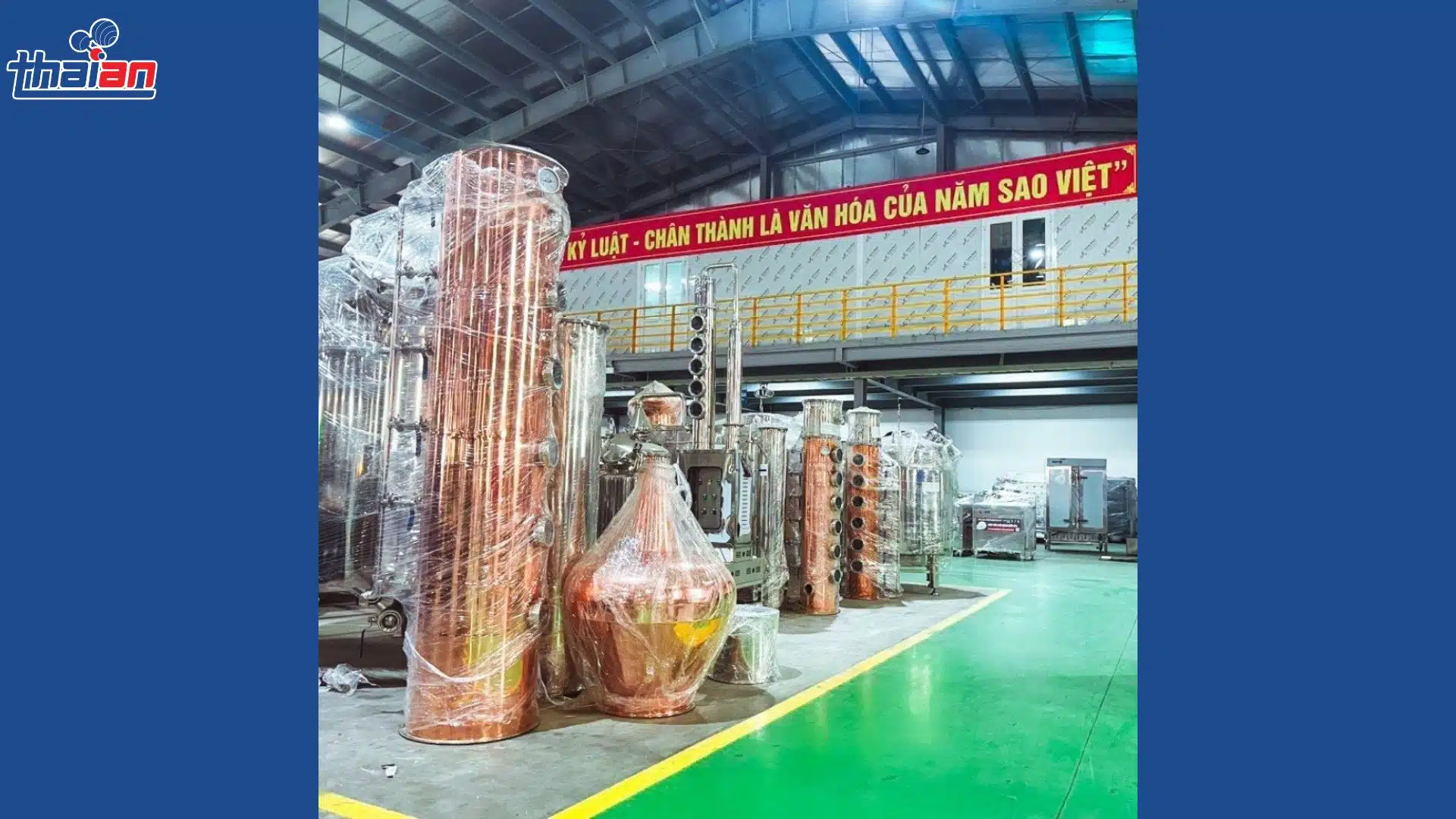 10 Ưu điểm vượt trội của tháp chưng cất rượu Thái An