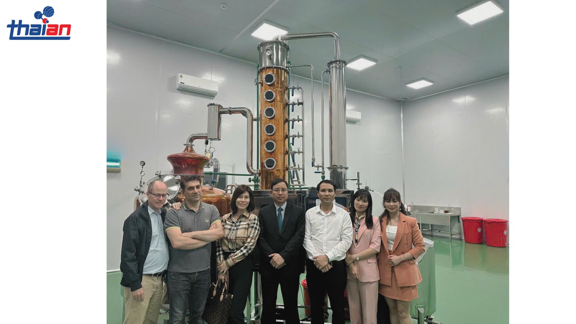 Máy nấu rượu công nghiệp Thái An đạt tiêu chuẩn quốc tế