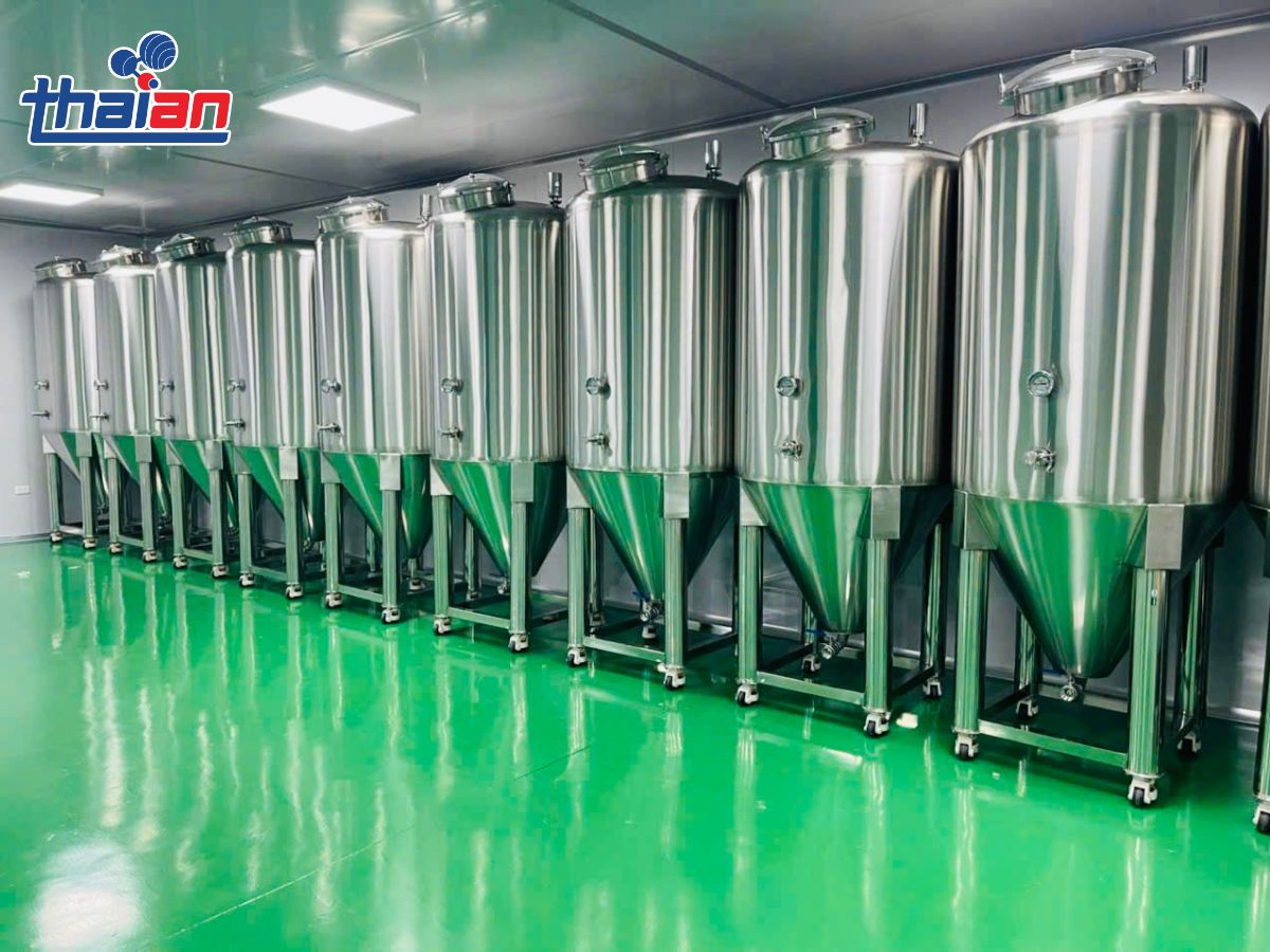 Hệ thống nấu rượu công nghiệp 1000kg nguyên liệu