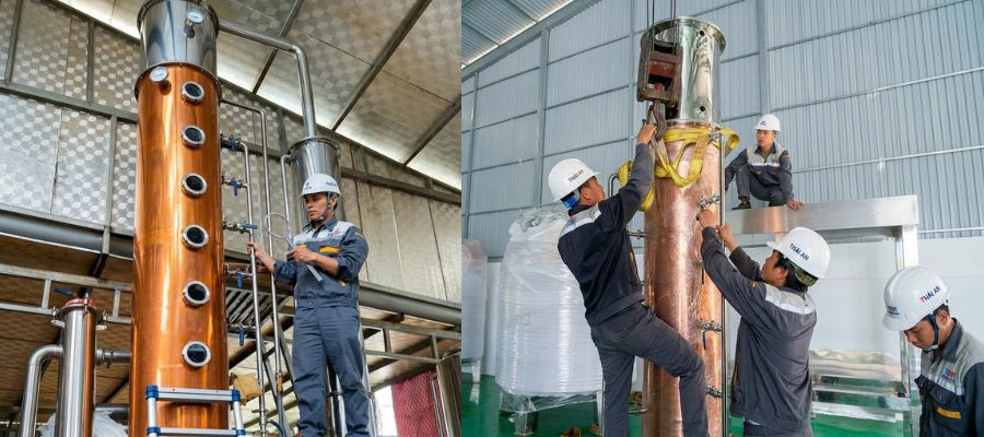 5 Lý Do Nên Mua Tháp Chưng Cất Rượu Thái An