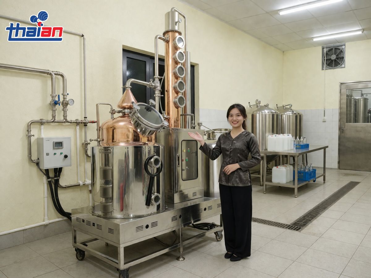 Bàn Giao Hệ Nấu Rượu 30-35kg Cho Anh Khách Nam Định