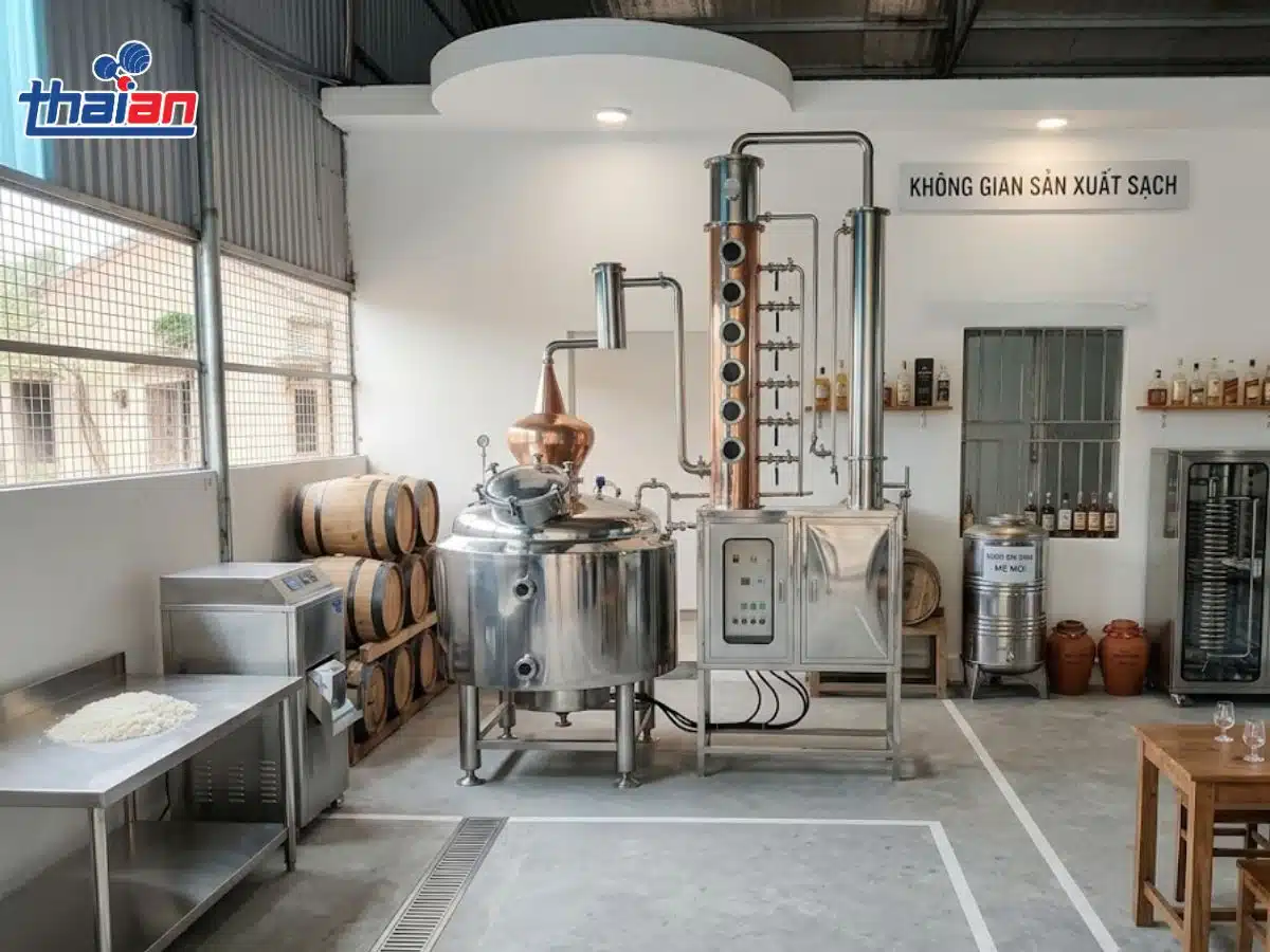Bàn giao hệ nấu rượu 200-250kg cho khách hàng tại Nam Định