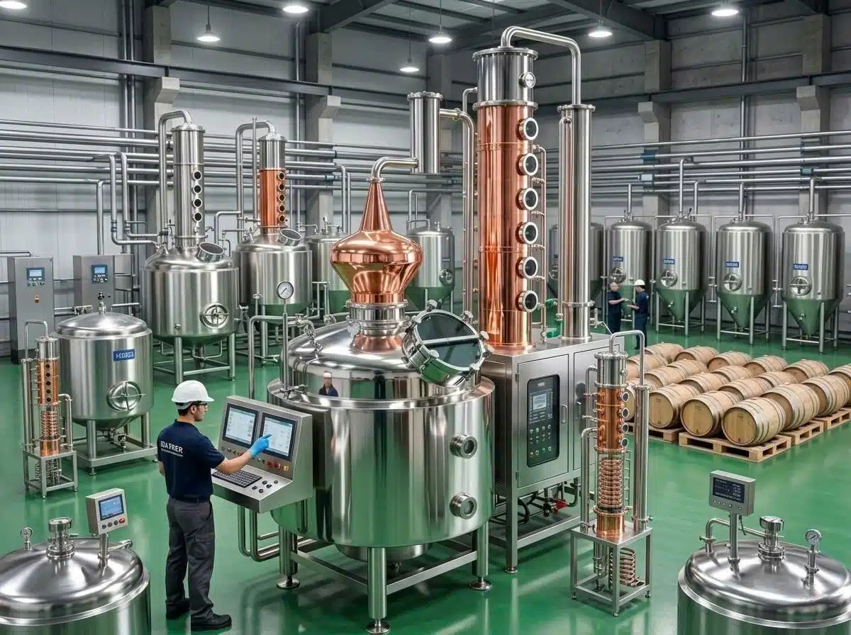 Tháp chưng cất rượu Thái An