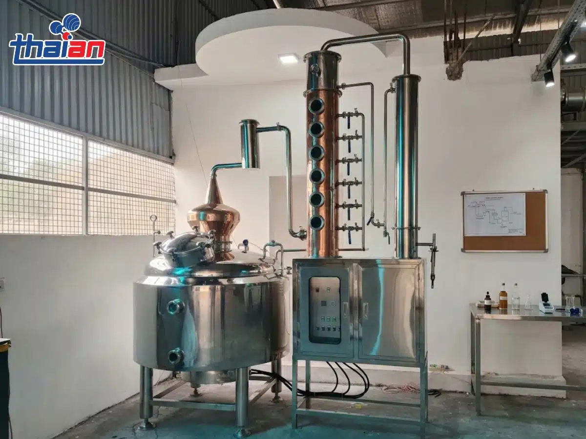BÀN GIAO DÂY CHUYỀN NẤU RƯỢU 200KG TẠI HÒA BÌNH