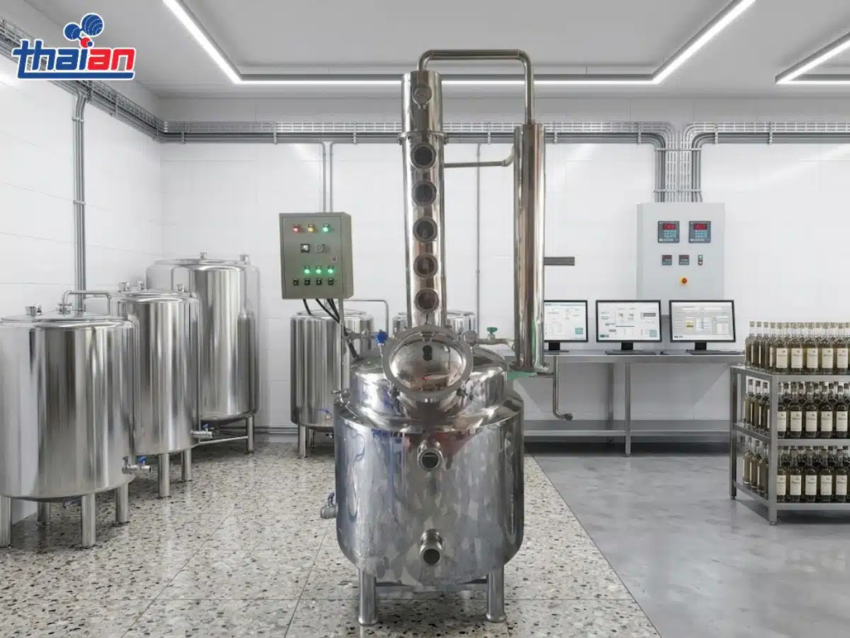 Lắp đặt hệ nấu rượu 50kg tại Hà Tĩnh giúp chủ xưởng khởi nghiệp bền vững (2)