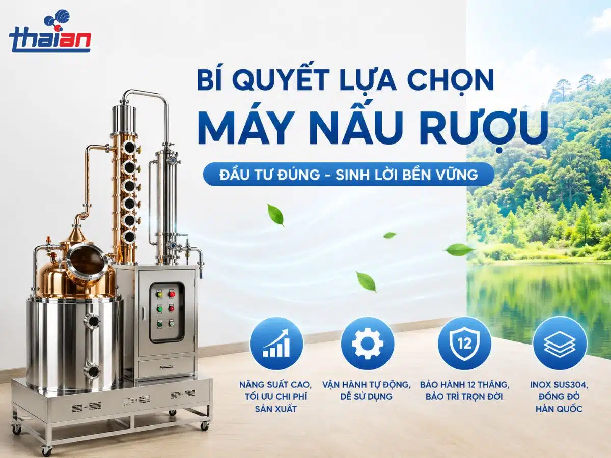Máy nấu rượu có thực sự giúp tiết kiệm chi phí sản xuất 