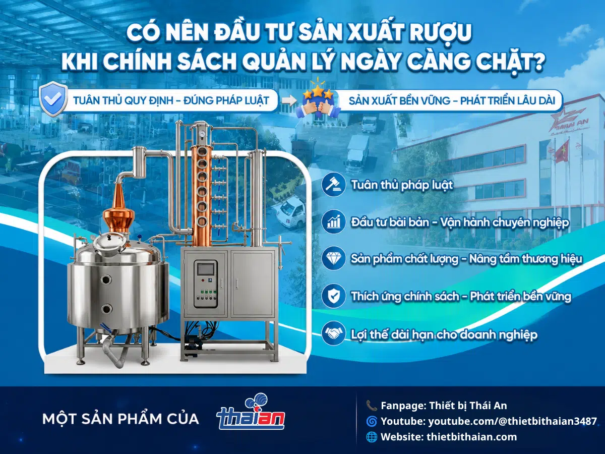 Có nên đầu tư sản xuất rượu khi chính sách quản lý ngày càng chặt