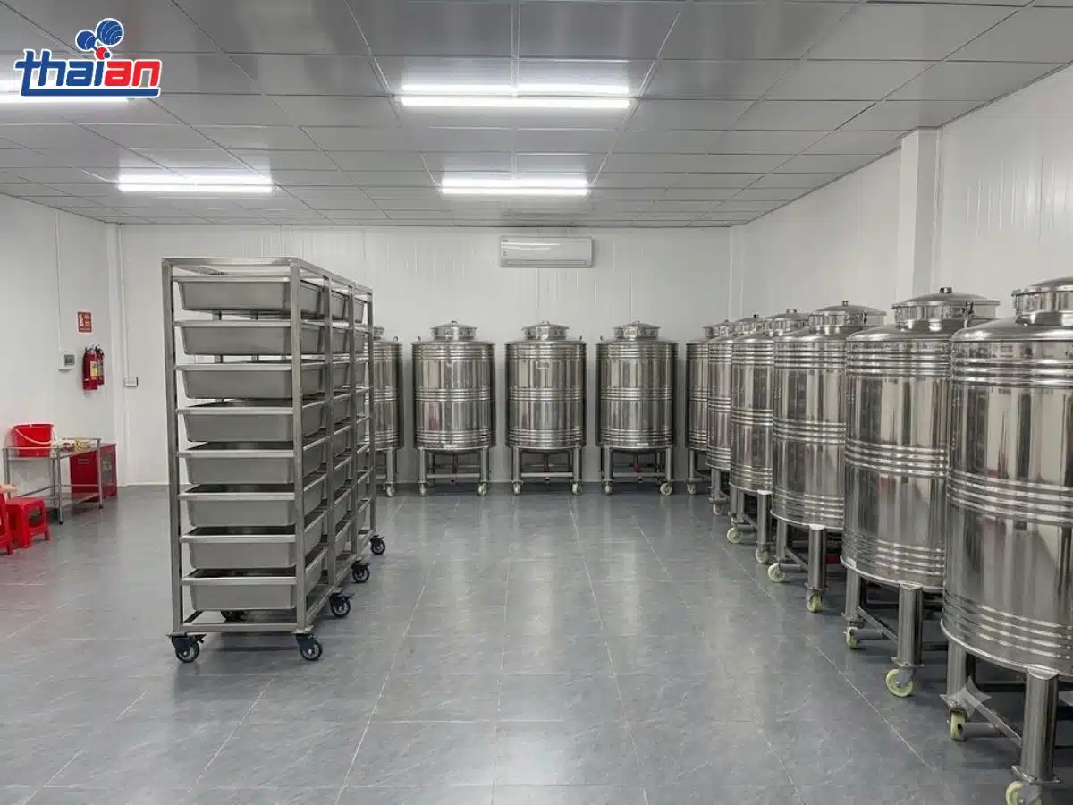 dây chuyền sản xuất rượu 100–150kgmẻ cho khách hàng tại Hà Tĩnh (1)