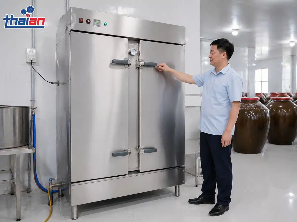 Tủ nấu cơm công nghiệp 24 khay