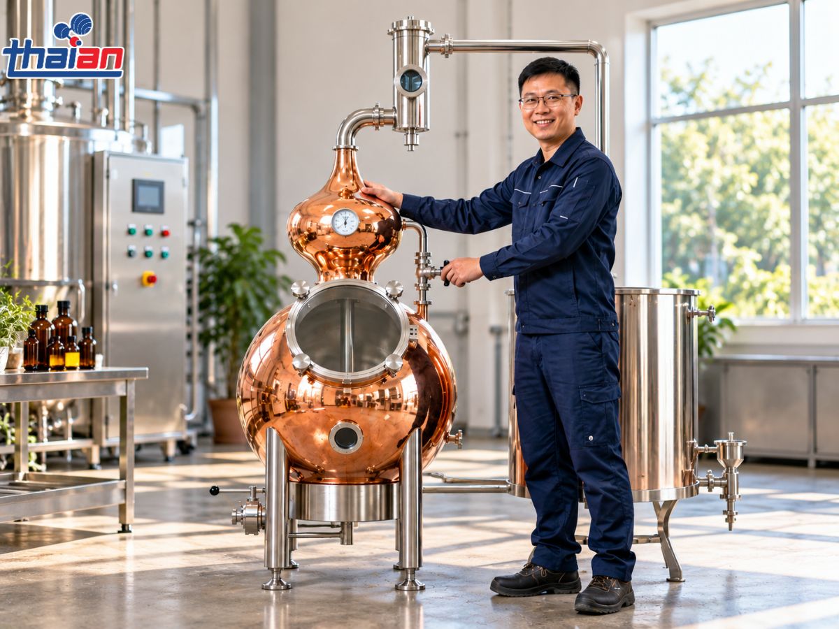 Chưng cất tinh dầu Vì sao hiệu suất thu hồi thấp