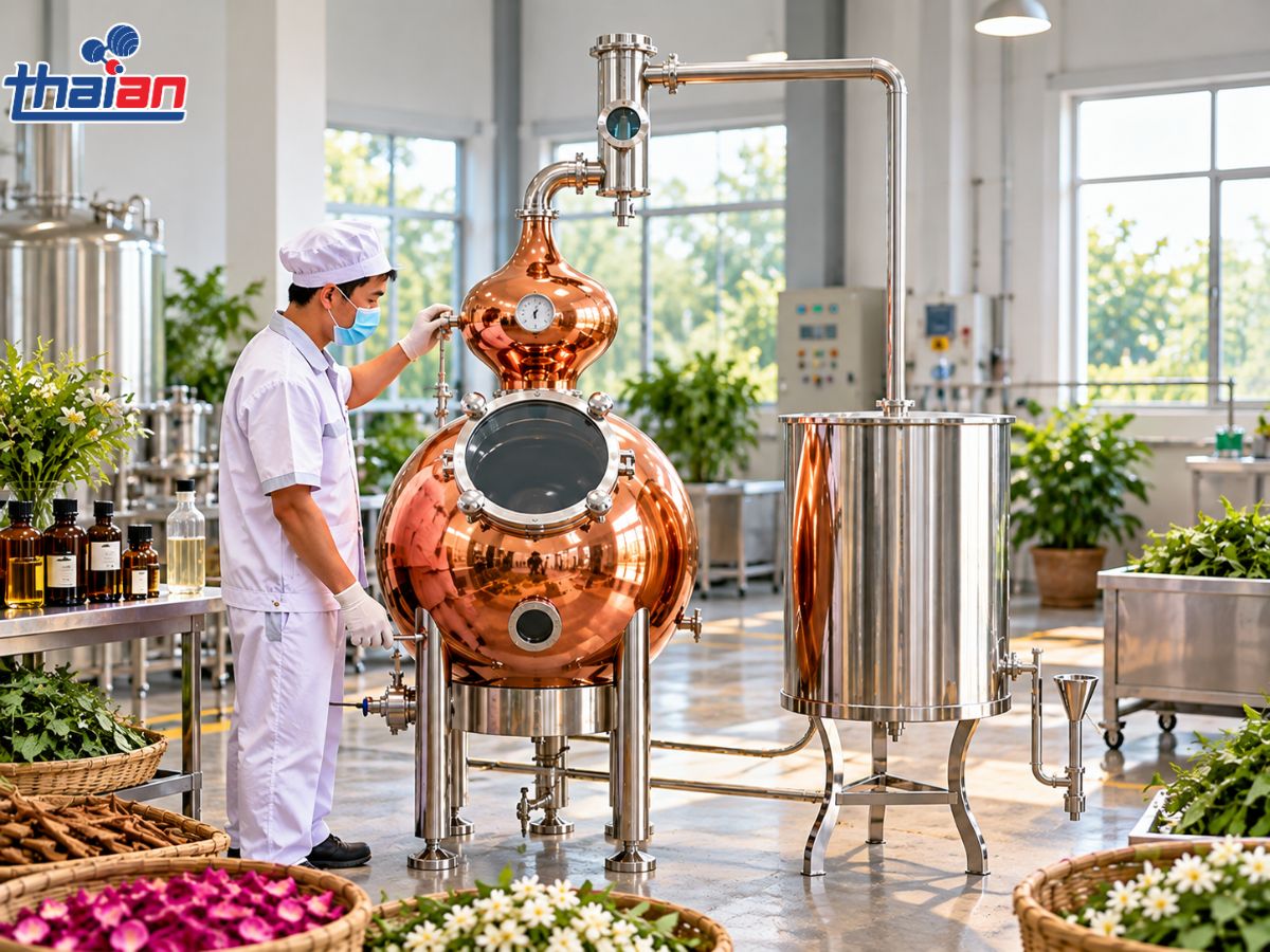 Chưng cất tinh dầu Vì sao hiệu suất thu hồi thấp