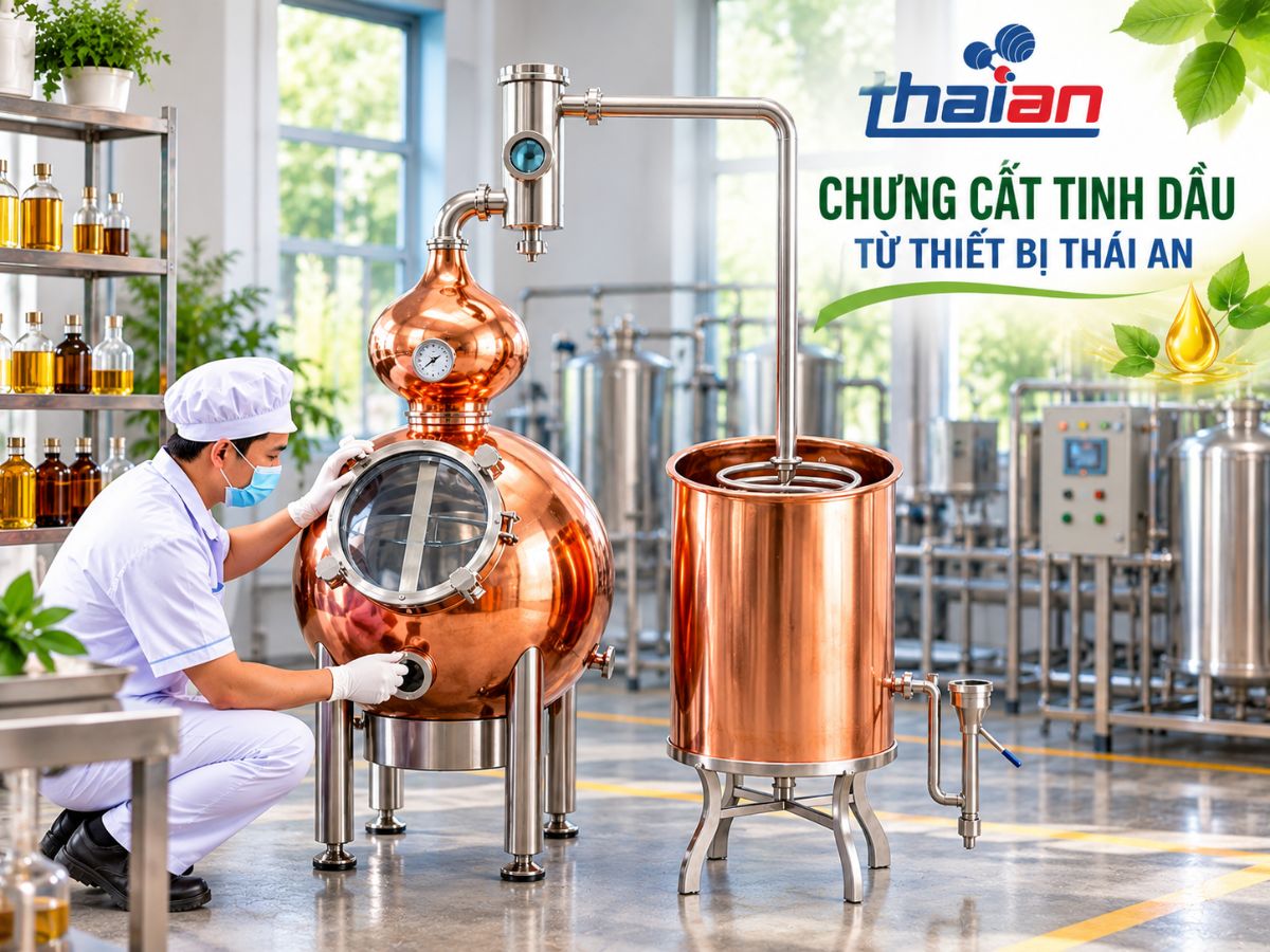 Chưng cất tinh dầu Vì sao hiệu suất thu hồi thấp