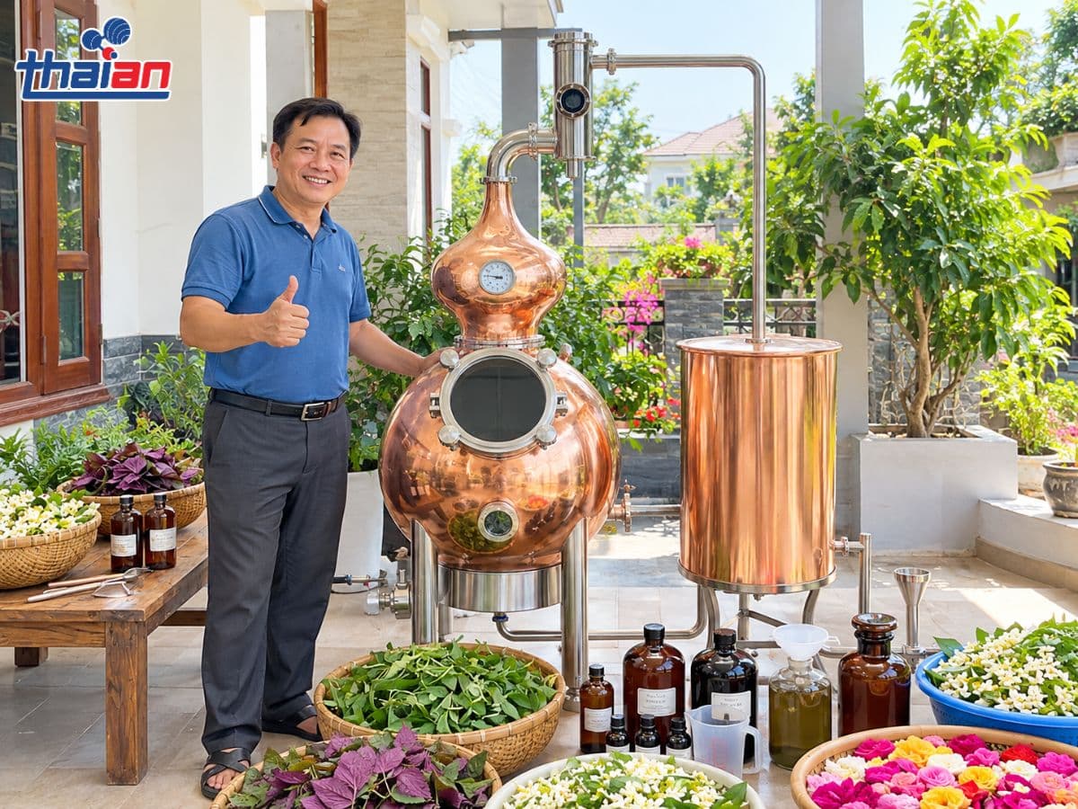 Máy chiết xuất tinh dầu - Thỏa mãn đam mê chưng cất tại nhà